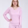 Flora Mode Pyjama dentelle col rond – Réf 17963 – Rose