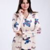 Flora Mode Pyjama chemise imprimé Stitch – Réf 18065 – Écru