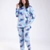 Flora Mode Pyjama imprimé Stitch – Réf 18071 – Bleu ciel