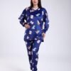 Flora Mode Pyjama imprimé Winnie – Réf 18075 – Bleu marine