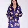 Flora Mode Robe de chambre polaire oursons – Réf 18086 – Bleu marine