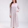 Flora Mode Chemise de nuit longue fleurie – Réf 18448 – Rose fleuri