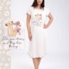 Flora Mode Robe de nuit imprimée Roi Lion – Réf 18753 – Blanc cassé