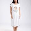 Flora Mode Robe de nuit imprimée Roi Lion – Réf 18753 – Blanc