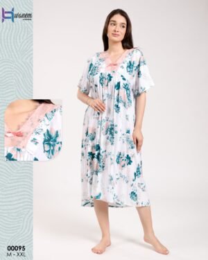Hawanem Chemise de nuit – Réf 00095 – Vert