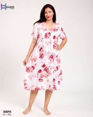 Hawanem Chemise de nuit – Réf 00095 – Rouge