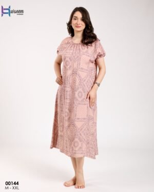 Hawanem Chemise de nuit – Réf 00144 – Rose
