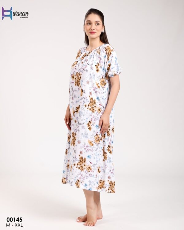 Hawanem Chemise de nuit – Réf 00145 – Moutarde