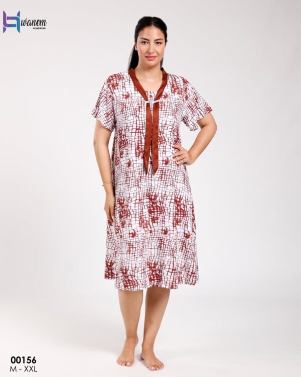 Hawanem Chemise de nuit – Réf 00156 – Rouille