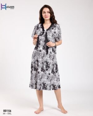 Hawanem Chemise de nuit – Réf 00156 – Noir