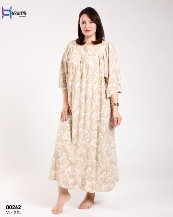 Hawanem Robe d'intérieur – Réf 00262 – Beige
