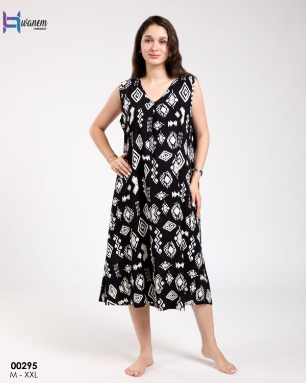 Hawanem Chemise de nuit – Réf 00295 – Noir