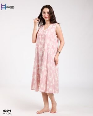 Hawanem Chemise de nuit – Réf 00295 – Rose