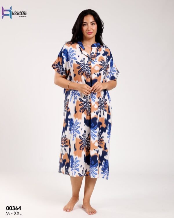 Hawanem Robe d'intérieur – Réf 00364 – Bleu