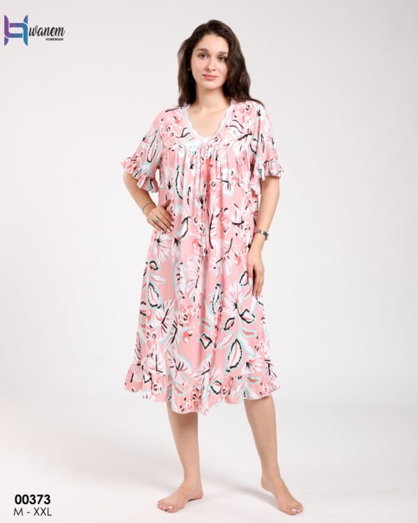 Hawanem Chemise de nuit – Réf 00373 – Corail