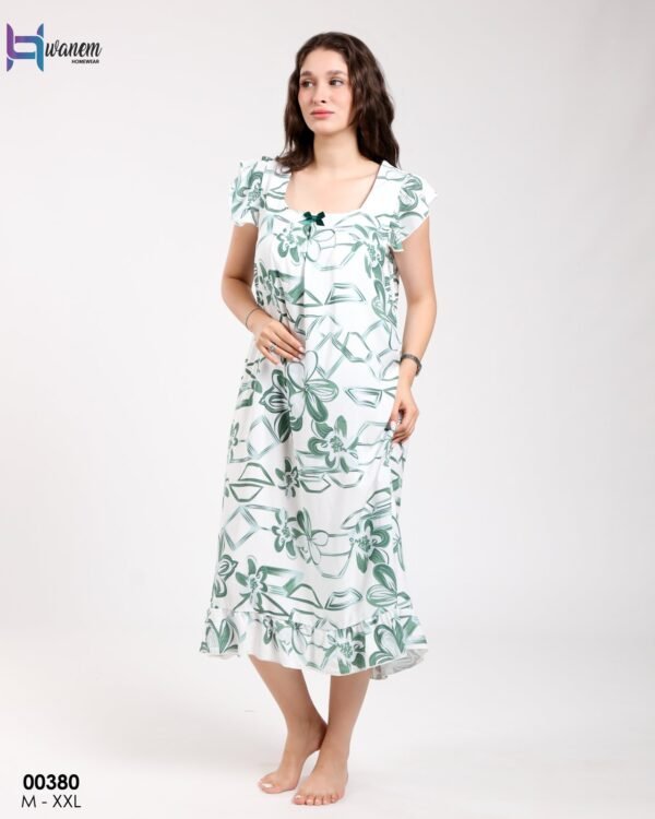 Hawanem Chemise de nuit – Réf 00380 – Vert