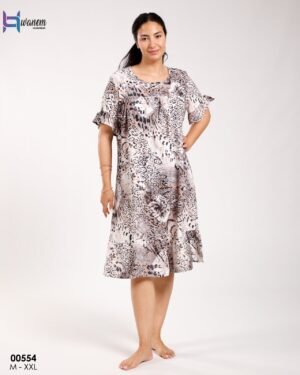 Hawanem Chemise de nuit – Réf 00554 – Taupe