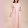 Hawanem Robe d'intérieur longue – Réf 14523 – Beige