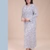 Hawanem Chemise de nuit longue fleurie – Réf 14566 – Blanc fleuri Hawanem Chemise de nuit longue fleurie – Réf 14566 – Blanc fleuri