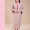 My Couture Caftan d'intérieur brodé – Réf 14163 – Beige