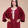 My Couture Caftan d'intérieur brodé – Réf 14535 – Bordeaux