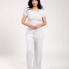Rose Miss Ensemble rayé – Réf 00027 – Gris