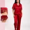 Rose Miss Pyjama satin – Réf 00050 – Bordeaux