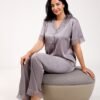 Rose Miss Pyjama satin – Réf 00050 – Gris