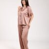 Rose Miss Pyjama satin – Réf 00050 – Rose nude
