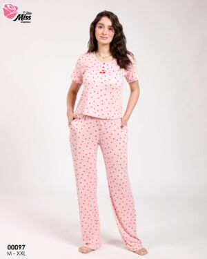 Rose Miss Pyjama – Réf 00097 – Rose
