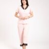 Rose Miss Pyjama pantacourt – Réf 00211 – Rose