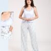Rose Miss Pyjama – Réf 00213 – Bleu ciel