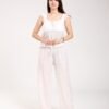 Rose Miss Pyjama – Réf 00227 – Blanc fleurs roses
