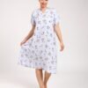 Rose Miss Chemise de nuit – Réf 00237 – Bleu ciel