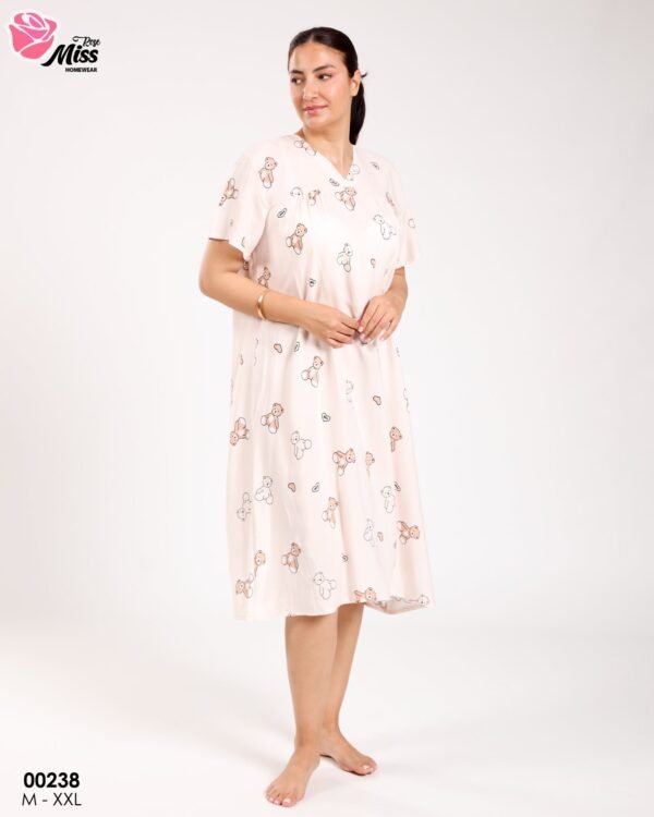 Rose Miss Chemise de nuit – Réf 00238 – Pêche