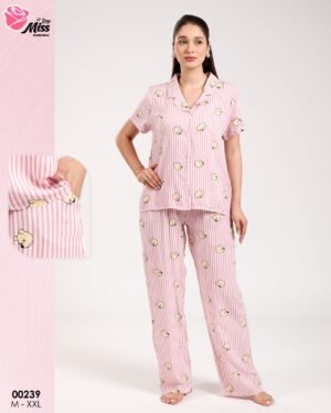 Rose Miss Pyjama – Réf 00239 – Rose