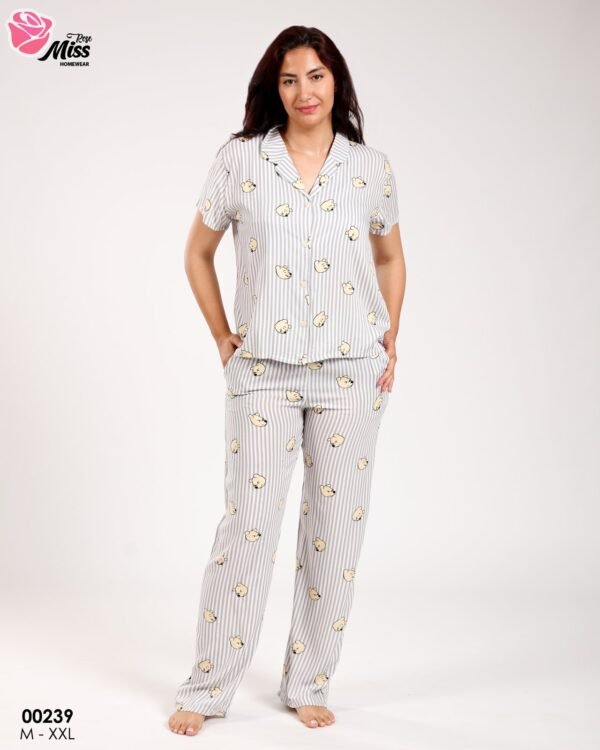 Rose Miss Pyjama – Réf 00239 – Gris