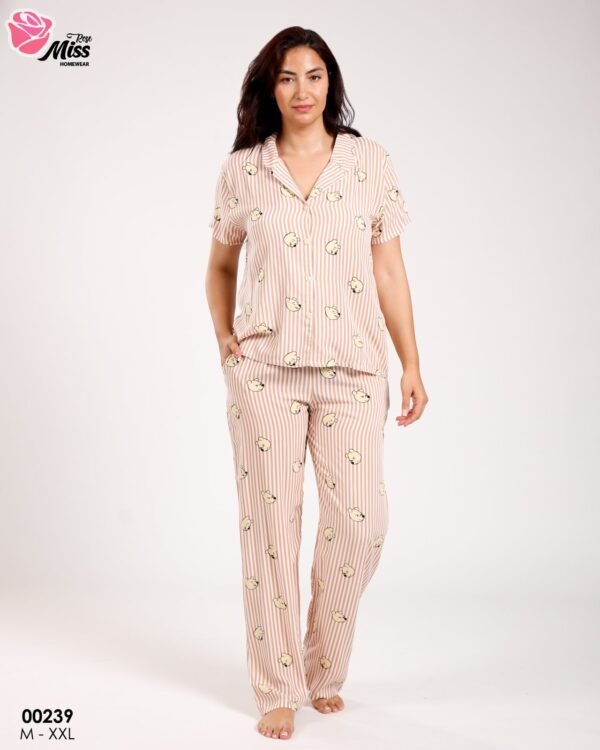 Rose Miss Pyjama – Réf 00239 – Pêche