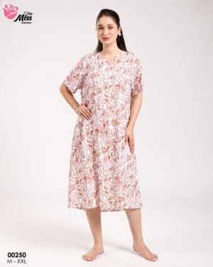 Rose Miss Chemise de nuit – Réf 00250 – Orange