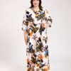 Rose Miss Robe d'intérieur longue – Réf 00341 – Blanc