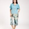 Rose Miss Ensemble pantacourt – Réf 00360 – Turquoise