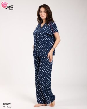 Rose Miss Pyjama – Réf 00369 – Bleu marine