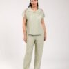 Rose Miss Pyjama – Réf 00369 – Vert sauge
