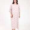 Rose Miss Robe d'intérieur longue – Réf 00437 – Gris