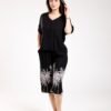 Rose Miss Ensemble pantacourt – Réf 00462 – Noir