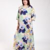Rose Miss Robe d'intérieur longue – Réf 00487 – Vert d'eau