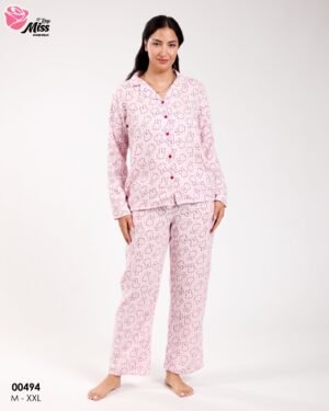 Rose Miss Pyjama – Réf 00494 – Rose
