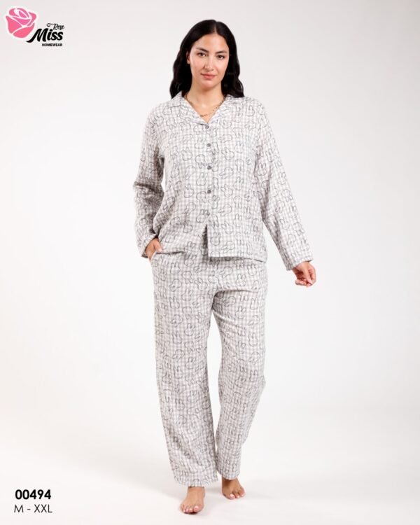 Rose Miss Pyjama – Réf 00494 – Gris