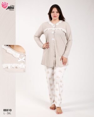 Rose Miss Pyjama – Réf 00510 – Taupe