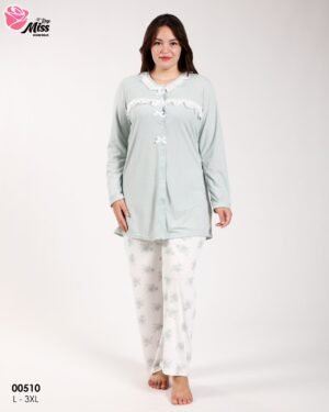 Rose Miss Pyjama – Réf 00510 – Vert d'eau